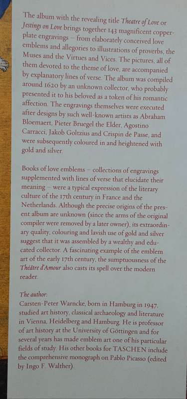 Theatre D`Amour, The Garden of Love and it`s Delights with an essay and texts by Warncke