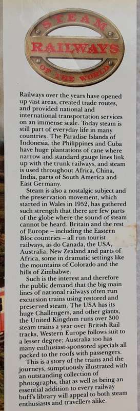 Steam Railways of the World by Patrick Whitehouse
