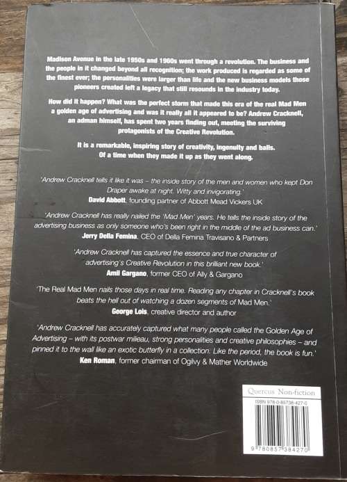 The Real Madmen, True story of Madison Avenue Golden Age by Andrew Cracknell
