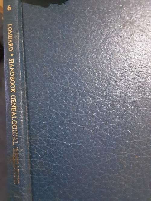 Handbook for Genealogical Research in South Africa by R T J Lombard