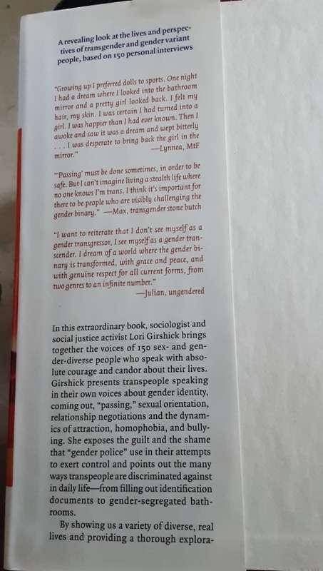 Transgender Voices Beyond Women and Men by Lori B Girshick