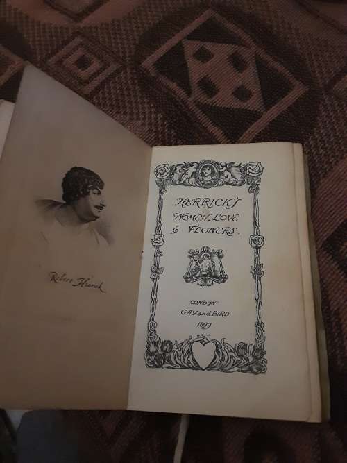 Herrick`s Women, Love and Flowers, A limited Edition nbr 20/60 printed on Japenese Vellum in 1899