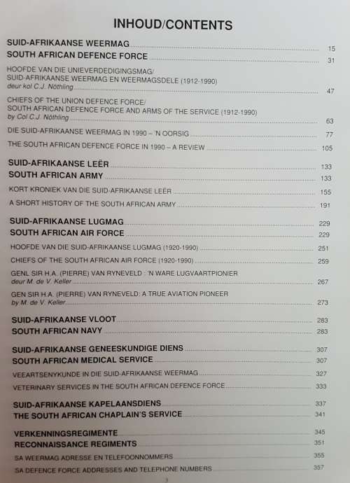 South African Defence Force Review 1991