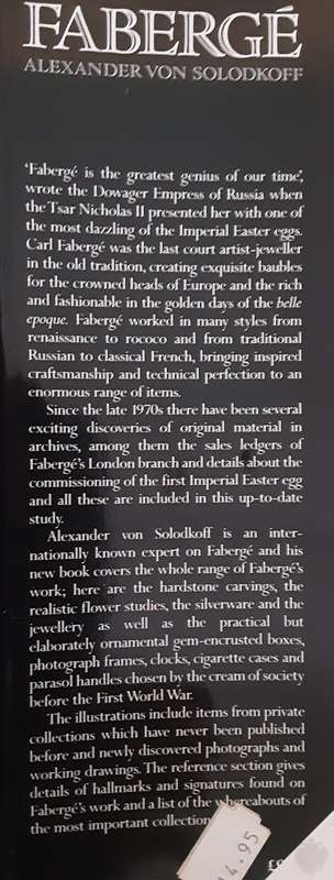 Faberge by Alexander Von Solodkoff