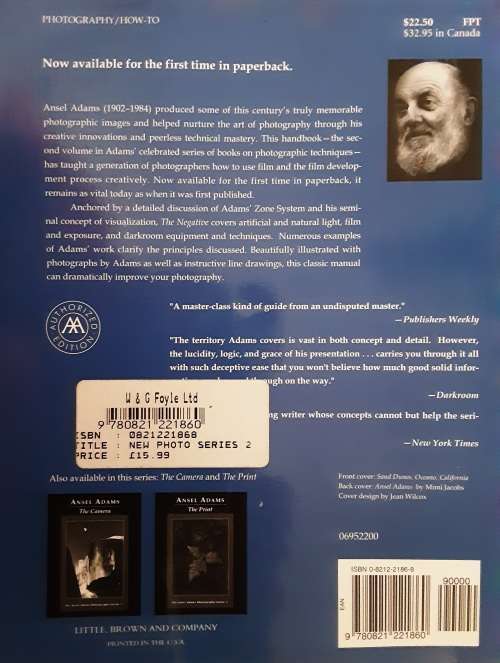 Ansel Adams 3 vol set The Camera, The Negative, The Print