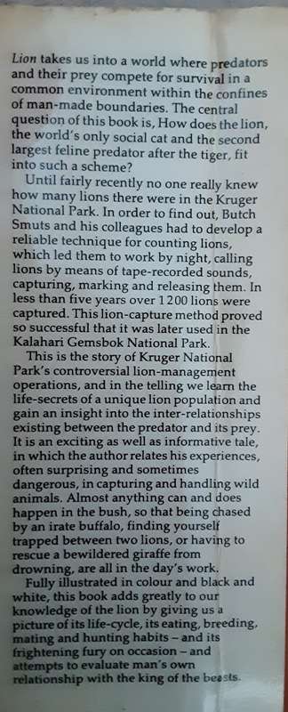 Lion by G L Smuts