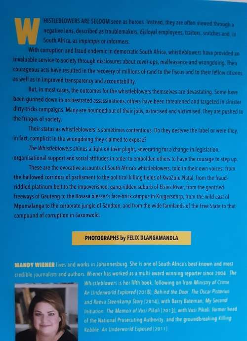 The Whistleblowers by Mandy Wiener