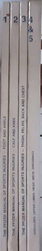 The Pfizer Manual of Sports Injuries by Clive Noble 5 Volume set in 4 books
