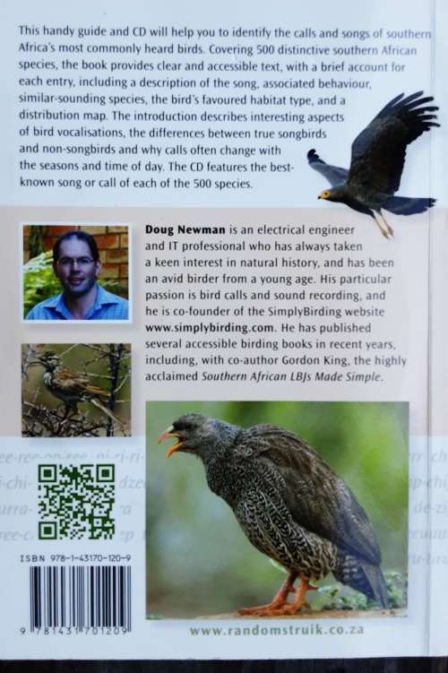 500 Common Bird Calls in Southern Africa by Doug Newman **CD INCUDED**