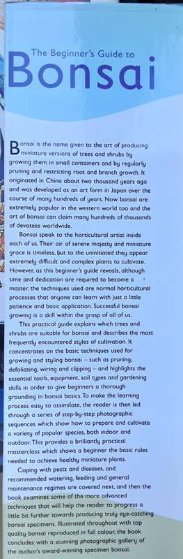 The Beginners Guide to Bonsai by Ken Norman