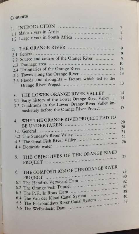 The Orange River Project by J C de Korte
