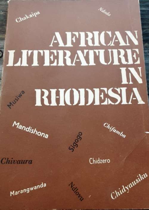 African Literature in Rhodesia edited by E W Krog