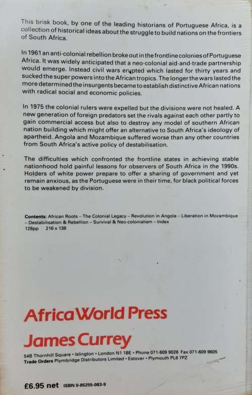 Frontline Nationalism in Angola and Mozambique by David Birmingham