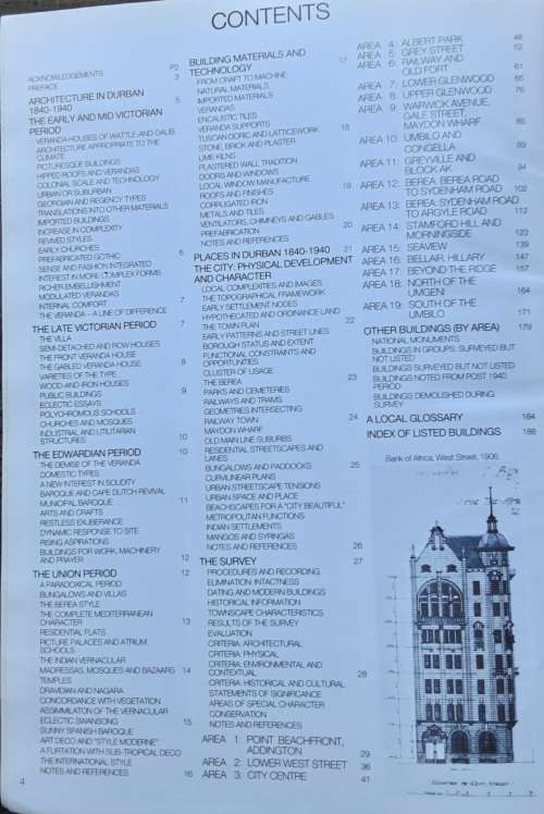 A Revised Listing of the Important Places and Buildings in Durban by Brian Kearney