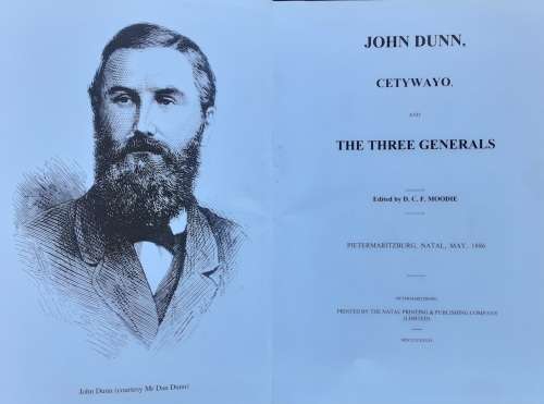 John Dunn Cetywayo and the Three Generals 1886 by DCF Moodie