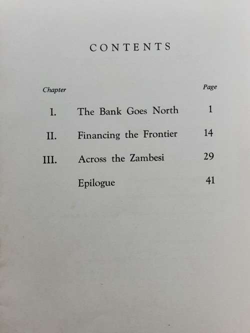 Sixty Years North of the Limpopo, Standard Bank in Rhodesia b J A Henry