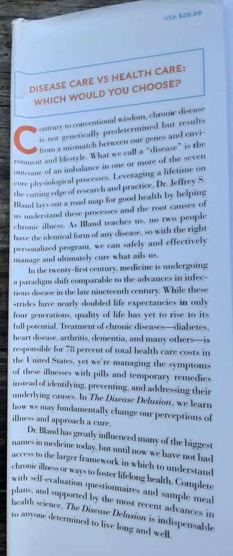 The Disease Delusion, Conquering the cause of Chronic Illness by Dr Bland **SIGNED Copy**