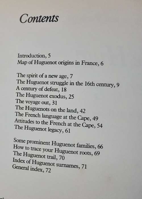The Huguenot Heritage The Story of the Huguenots at the Cape by Bryer and Theron