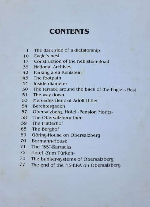 Eagles Nest in a Historical View