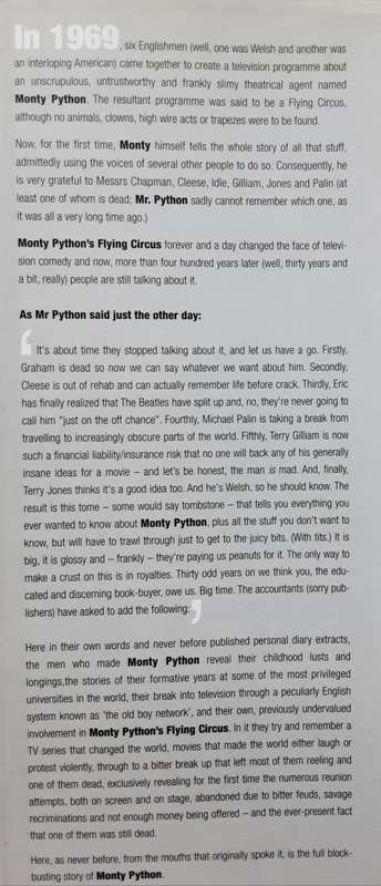 The Pythons Autobiography by The Pythons