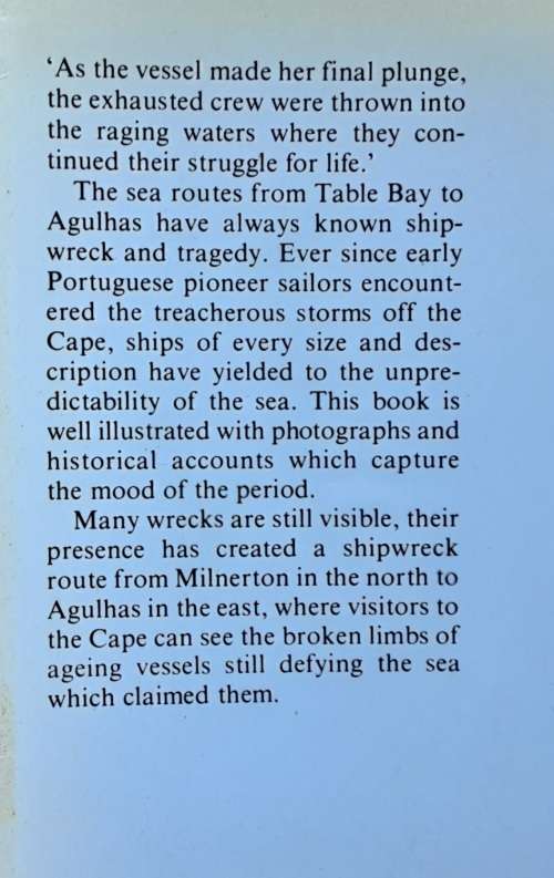 Shipwrecks of the Western Cape by Brian Wexham