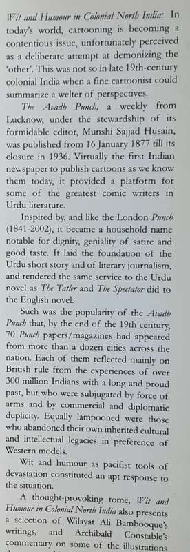 Wit and Humour in Colonial North India by Mushirul Hasan