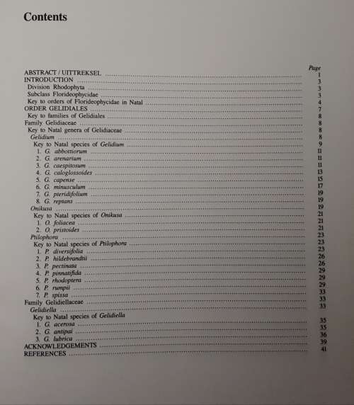 The Marine Red Algae of Natal South Africa Order Gelidiales by Richard E Norris