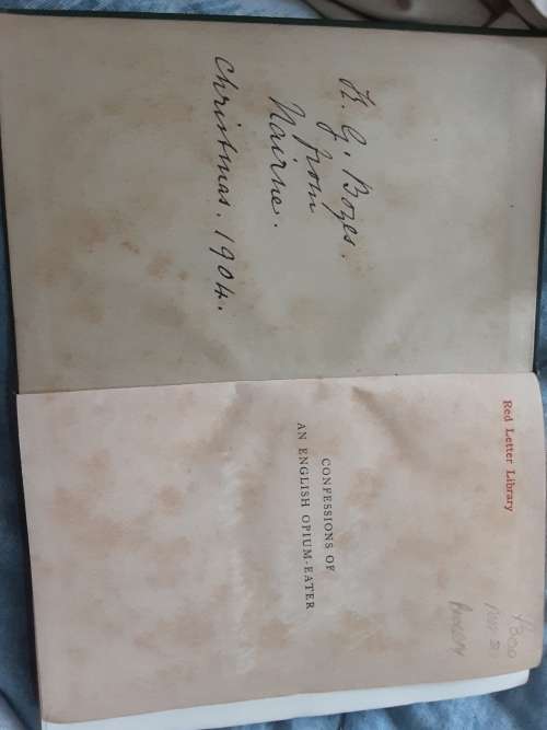 Confessions of an English Opium-Eater by Thomas De Quincey