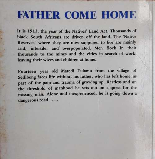 Father Come Home by Es`Kia Mphahlele