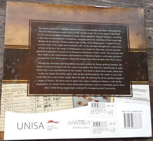 Reading Revolution Shakespeare on Robben Island by Ashwin Desai