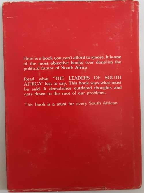 The Leaders of South Africa by J D Joubert