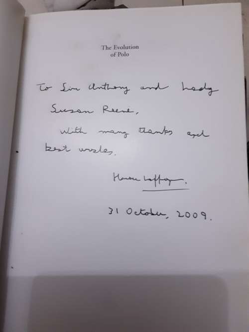 The Evolution of Polo by Horace A Laffaye ***Limited Edition of 100 copies SIGNED by the author**