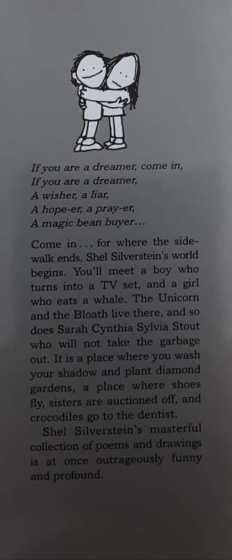 Where the Sidewalk Ends the Poems & Drawings of Shel Silverstein
