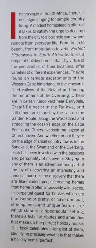 Perfect Hideaways in South Africa by Paul Duncan