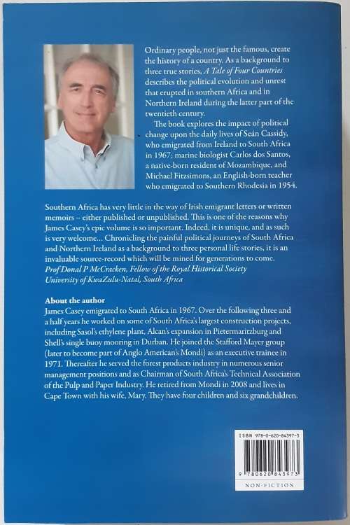 A Tale of Four Countries, A Personal Memoir & reflections on History by James Casey **SIGNED**