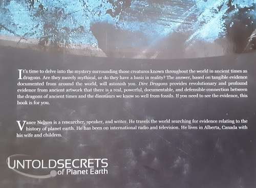 Untold Secrets of Planet Earth Dire Dragons by Vance Nelson