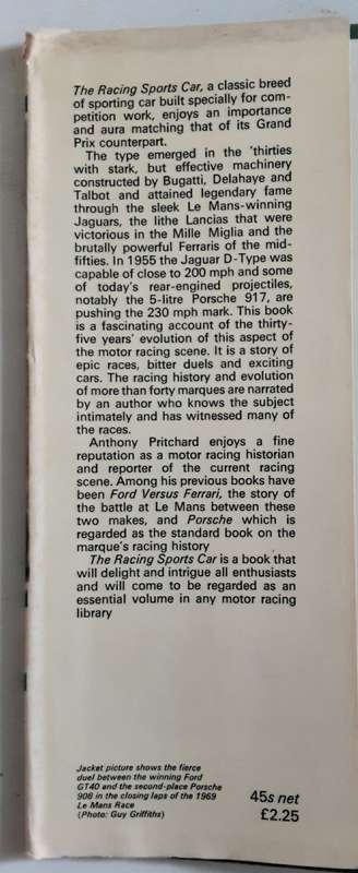 The Racing Sports Car by Anthony Pritchard