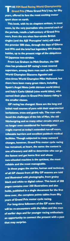 Motocourse 50 Years of Moto Grand Prix The Offical History of FIM Road Racing
