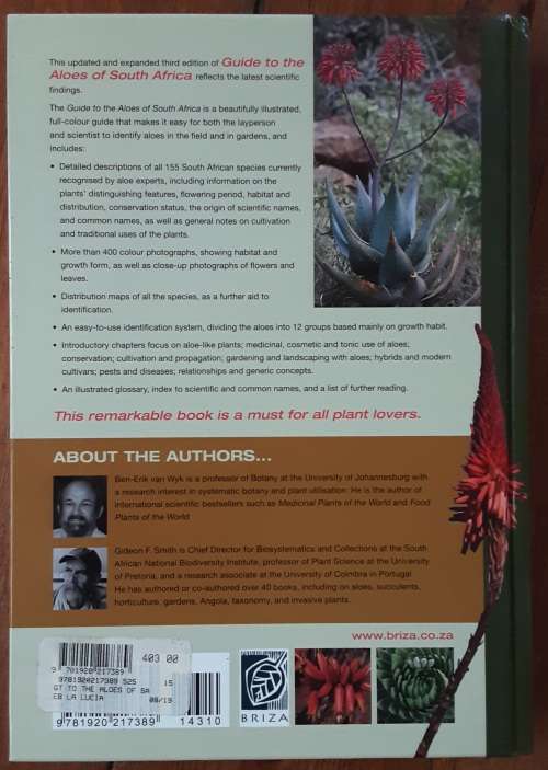 Guide To The Aloes of South Africa by Ben-Erik Van Wyk & Gideon Smith