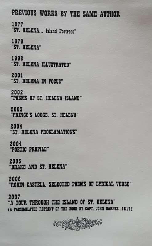 St Helena A Photographic Treasury 1856-1947 by Robin Castell