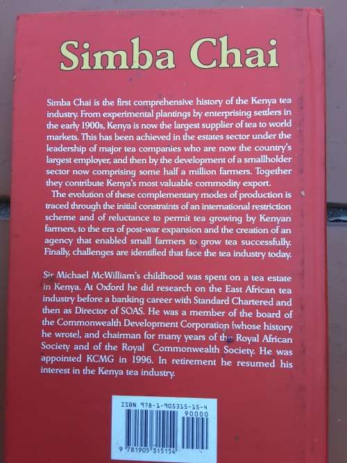 Simba Chai, The Kenya Tea industry by Michael McWilliam