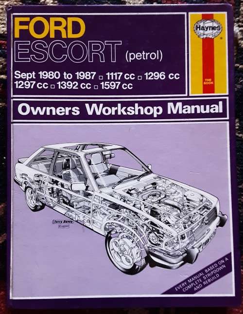 Ford Escort (petrol) Sept 1980 to 1987 Haynes Owners Workshop Manual