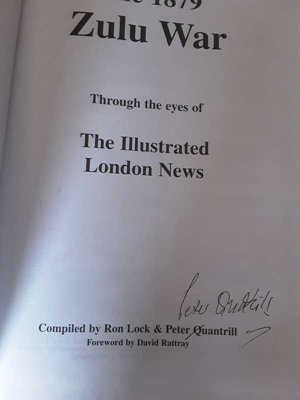 The 1879 Zulu War by Ron Lock & Peter Quantrill ***Signed by Quantrill **
