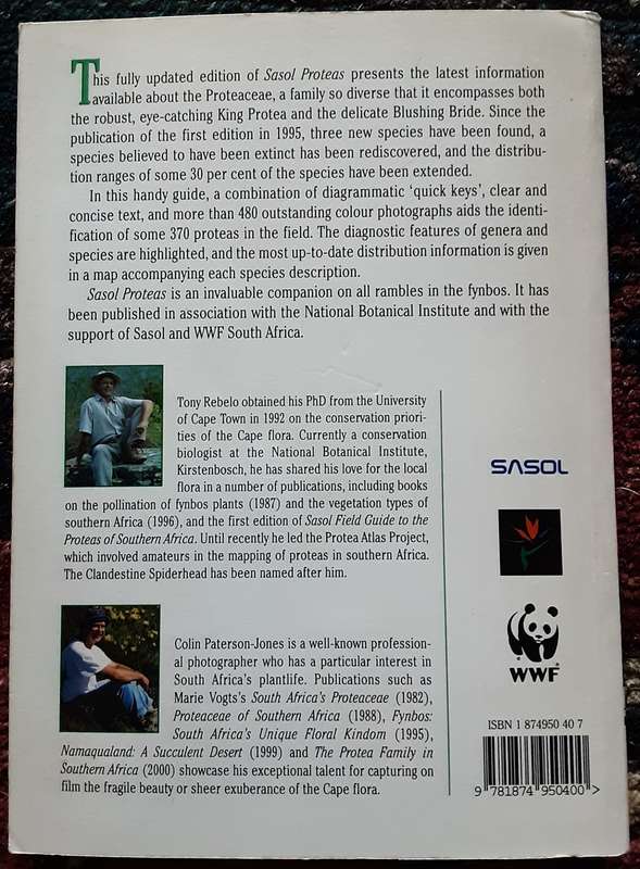Proteas, A Field Guide to the Proteas of Southern Africa by Tony Rebelo