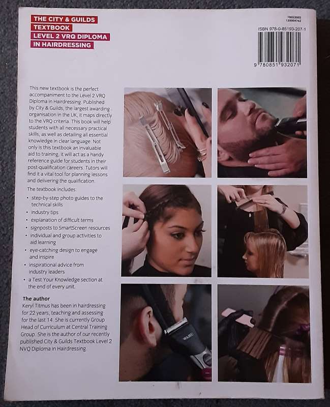 Level 2 VRQ Diploma in Hairdressing,  City & Guilds Textbook by Keryl Titmus