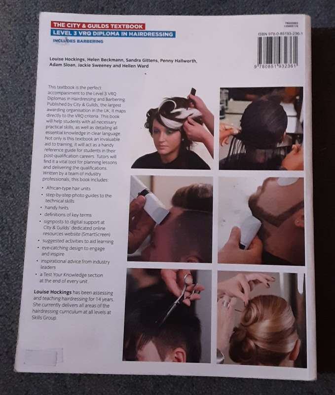 Level 3 VRQ Diploma in Hairdressing, a City & Guilds Textbook by Louise Hockings