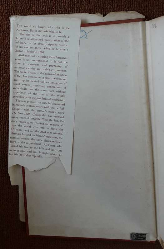 South Africa in the Making 1652 - 1806 by M Whiting Spilhaus