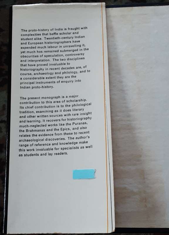 Studies in the Proto-History of India by D P Mishra