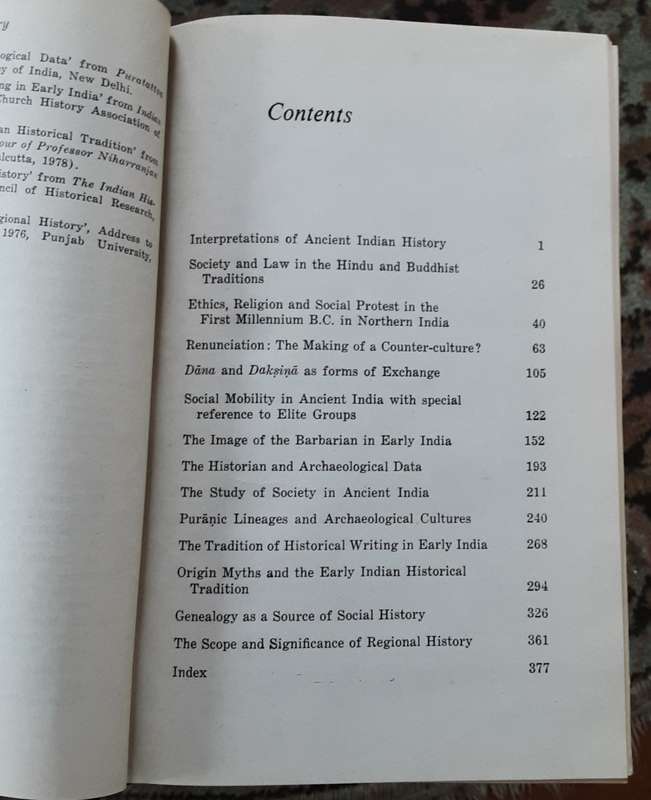Ancient Indian Social History by Romila Thapar