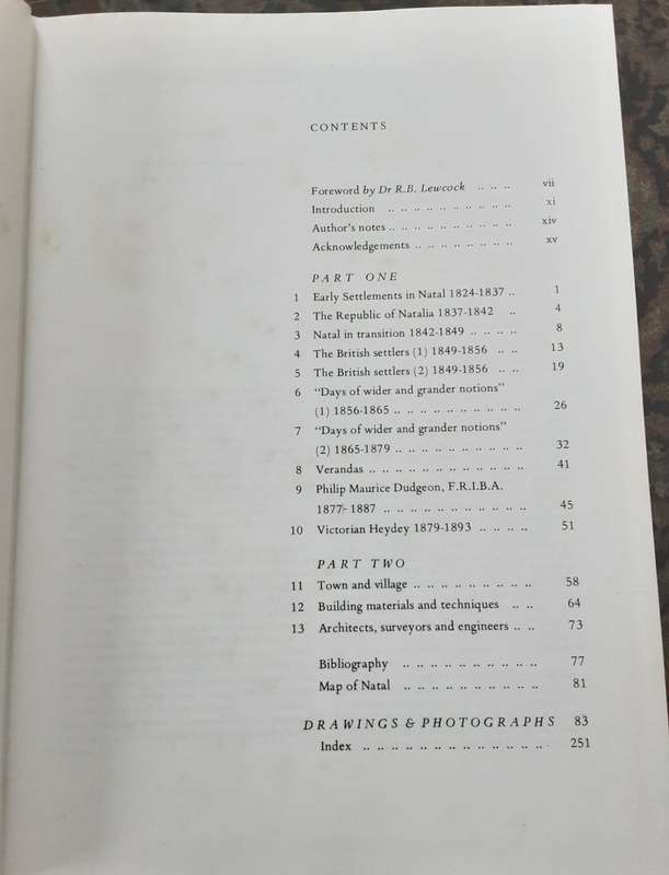 Architecture in Natal 1824-1893 by Brian Kearney